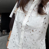 Broderie Anglaise Shirt - White