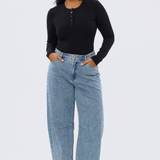 Horseshoe Jeans - Mid Blue Wash (Pre-Order)