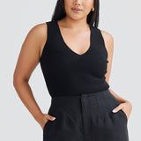 Core V-Neck Cami - Black