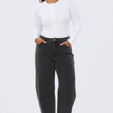 Horseshoe Jeans - Black Wash (Pre-Order)