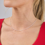 Ball Chain Necklace - Silver