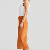 Crochet Midi Skirt - Terracotta