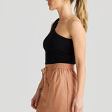 Core Drawstring Mini Skirt - Cedar