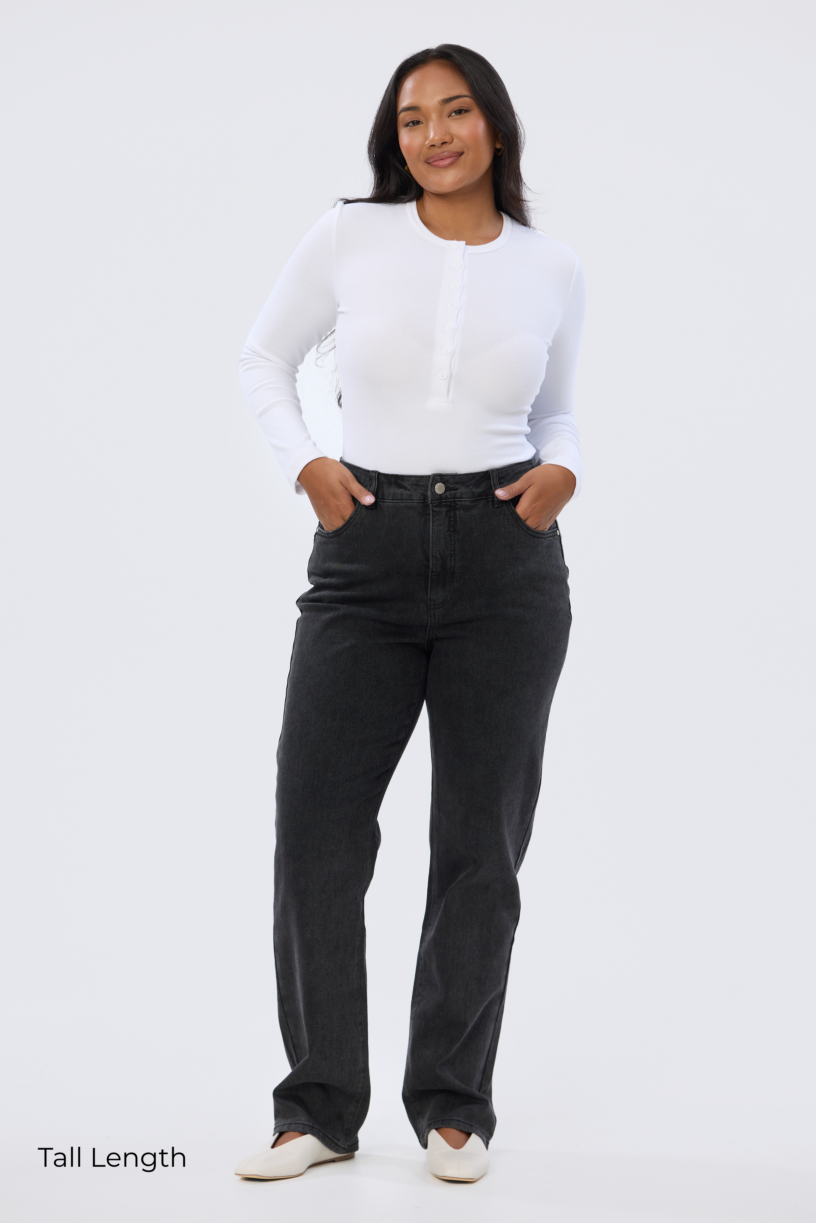 Signature Slim Leg Jeans - Black Wash