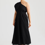 One Shoulder Dress - Black