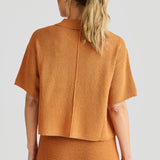 Crochet Shirt - Terracotta