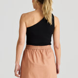 Core Drawstring Mini Skirt - Cedar