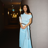 Slip Midi Skirt - Aquamarine