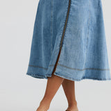 Denim Midi Dress - Blue Denim