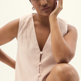 V-Neck Swing Top - Pink Clay (Pre Order)