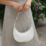 Crescent Shoulder Bag - Ecru