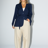 Tailored Blazer - Navy
