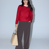 Elastic Waist Pant - Dark Chocolate