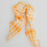 Scarf - Tangerine Check