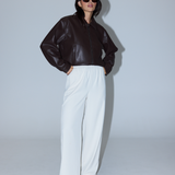 Elastic Waist Pant - Ecru