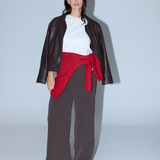 Elastic Waist Pant - Dark Chocolate