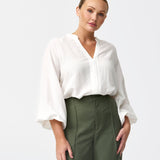 Raglan Sleeve Blouse - White