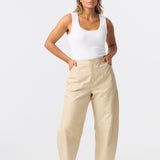 Pocket Barrel Pants - Biscuit
