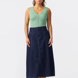 Denim Skirt - Indigo