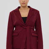 Tailored Blazer - Mulberry