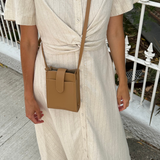 Crossbody Sling Bag - Tan