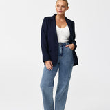 Tailored Blazer - Navy