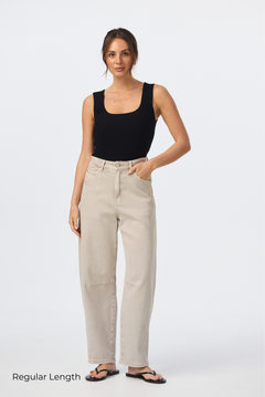 Horseshoe Jeans - Stone