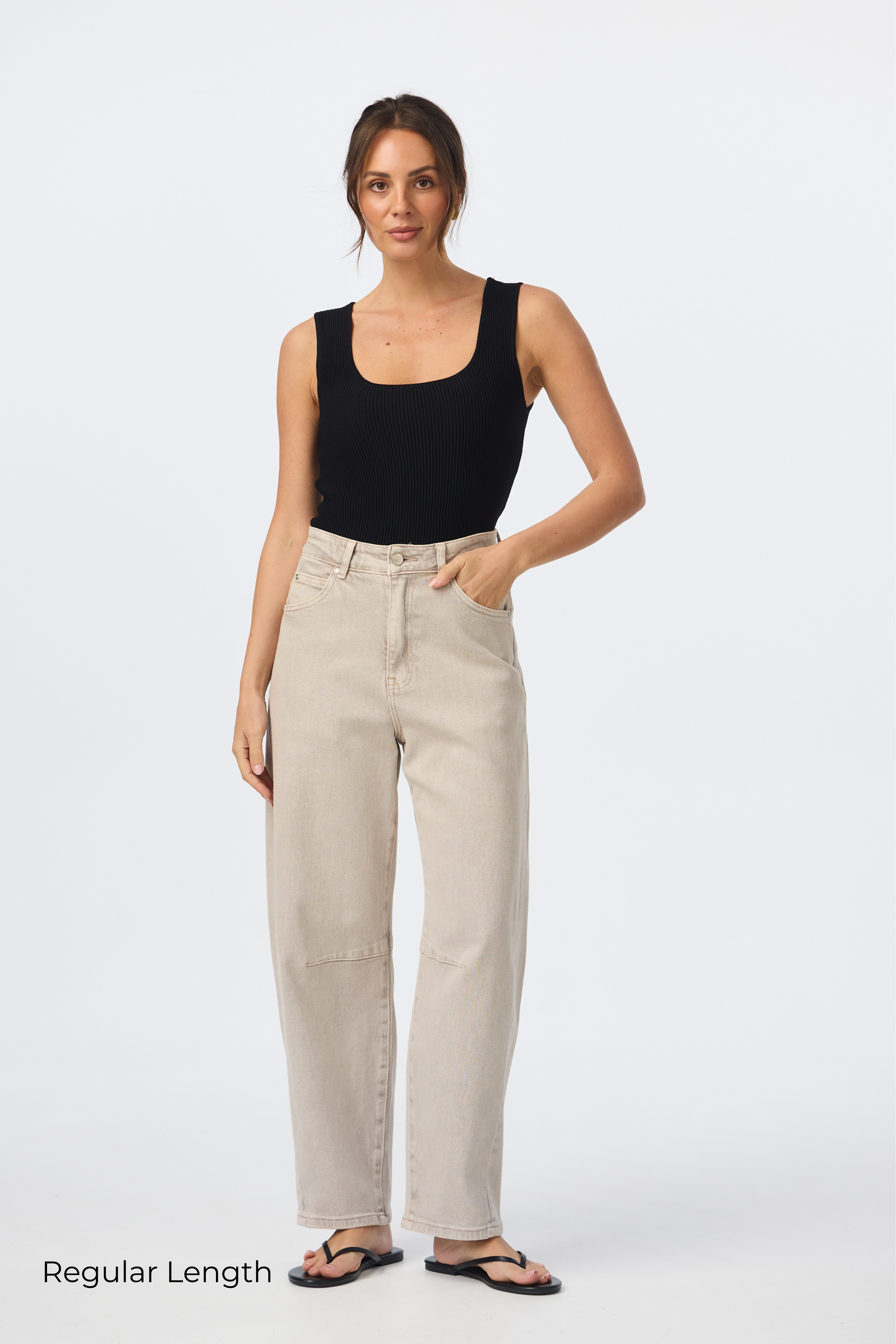 Horseshoe Jeans - Stone