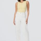 Signature Barrel Leg Jeans - White
