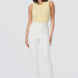 Signature Slim Leg Jeans - White
