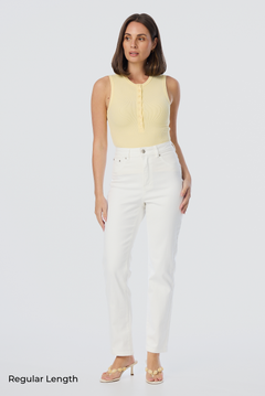 Signature Slim Leg Jeans - White