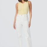 Signature Straight Leg Jeans - White
