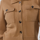 Pocket Knit Cardigan - Biscuit