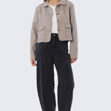 Button-Through Jacket - Twill
