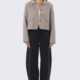 Button-Through Jacket - Twill