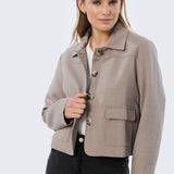 Button-Through Jacket - Twill