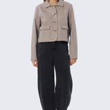 Button-Through Jacket - Twill