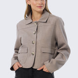 Button-Through Jacket - Twill