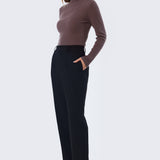 Slim Leg Pants - Black