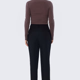 Slim Leg Pants - Black