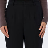 Slim Leg Pants - Black