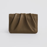 Pleated Card Holder - Khaki