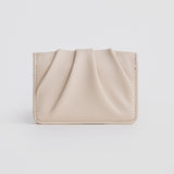 Pleated Card Holder - Bone