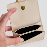 Gold Bar Mini Purse - Bone