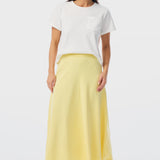 Knit Midi Skirt - Limoncello