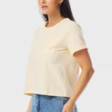 Pocket T-Shirt - Pastel Lemon