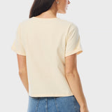 Pocket T-Shirt - Pastel Lemon