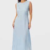 Slip Midi Dress - Sky Blue