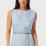 Slip Midi Dress - Sky Blue