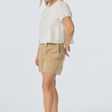 Double Tie Front Top - White (Pre Order)